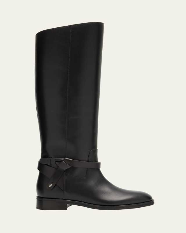 Lawton Leather Knee Boots